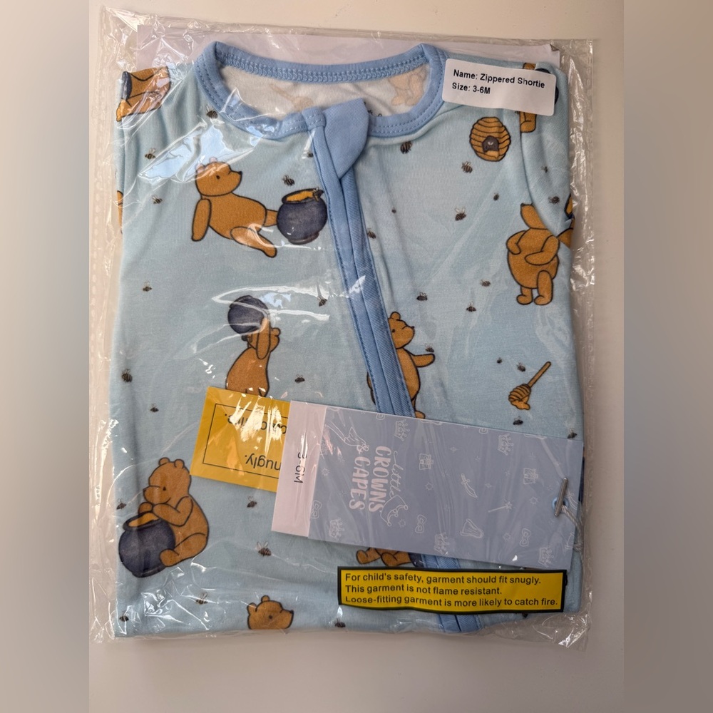 LC&C Blue Honey Pot Shortie Romper